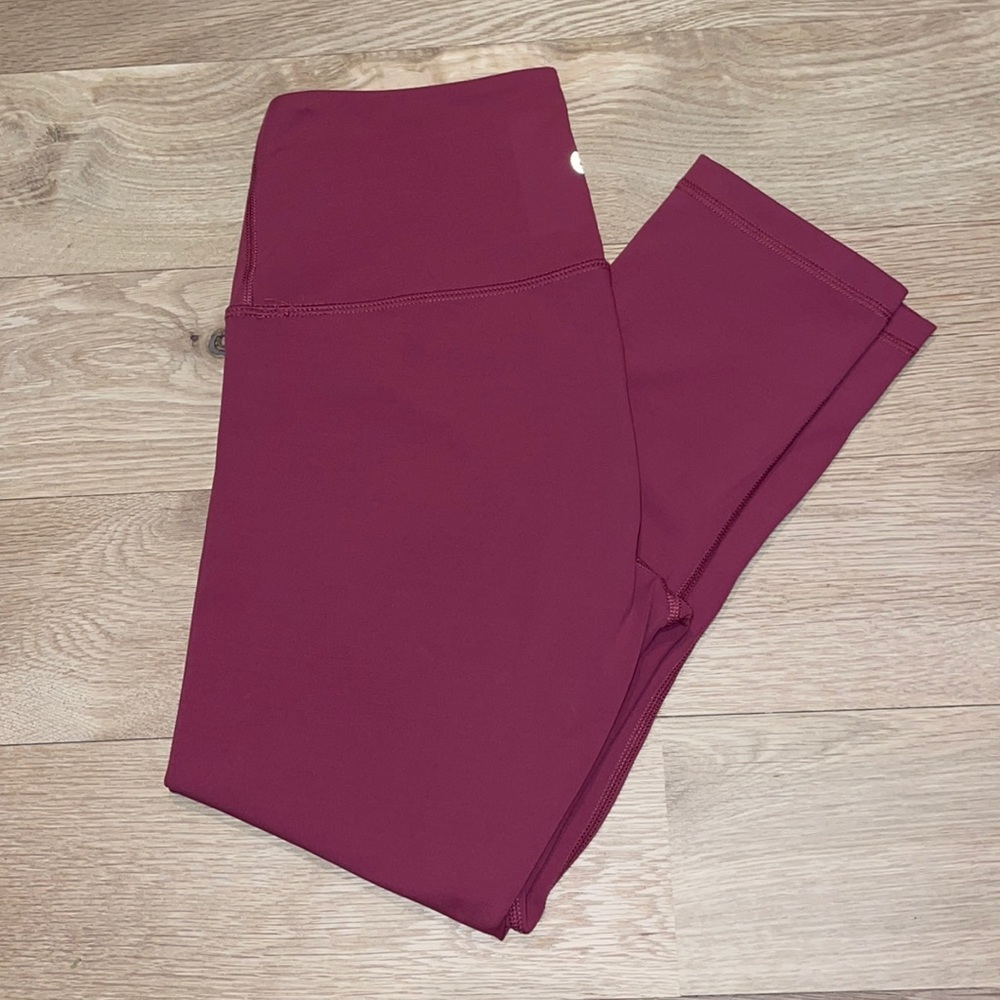 90 Degree Pink Crop Leggings